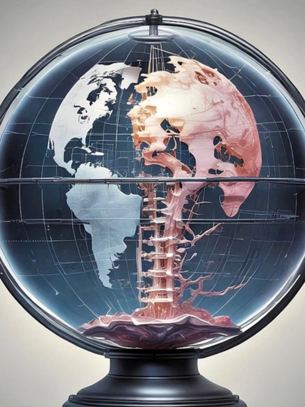 Human Globe Print